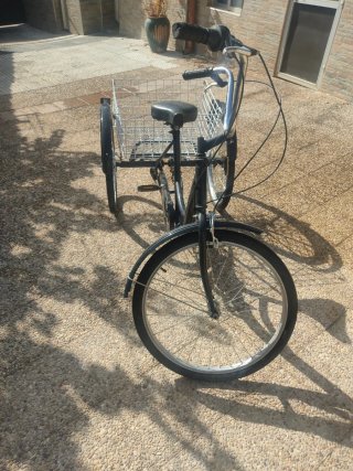 Bicicleta Triciclo con Cesta