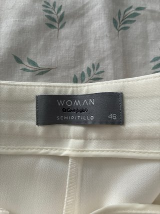Pantalón de vestir blanco mujer