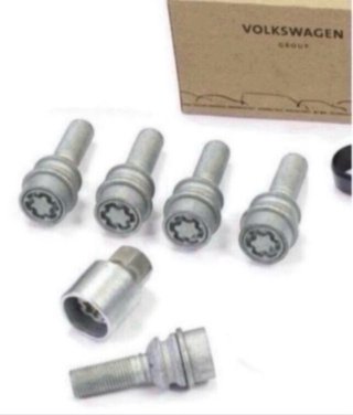 TORNILLOS ANTIRROBO VW GOLF AUDI SEAT vw T5 T6.1T7