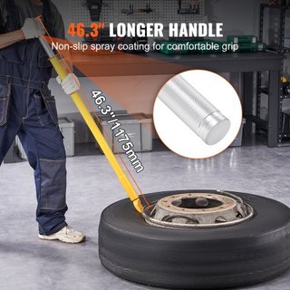 Rompe Bead de Neumático con Martillo Deslizante, 117.6 cm de Longitud, Rompe Bead de Neumático de Acero de Alta Resistencia, Impacto Deslizante Portátil para la Remoción de Neumáticos de Automóvil...