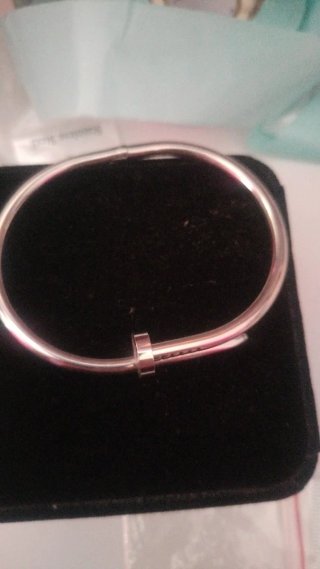 Pulsera estilo clavo plata
