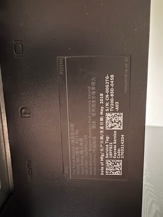 Pantalla Dell P2217H