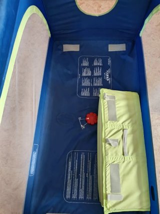 Cuna de viaje Chicco azul