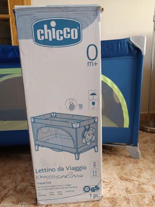 Cuna de viaje Chicco azul