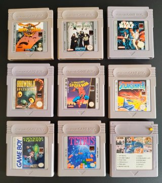 Nintendo Game Boy DMG-1 + 9 Juegos y accesorios