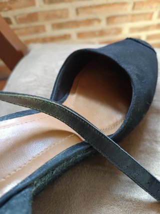 Cuñas Esparto Negras Talla 39