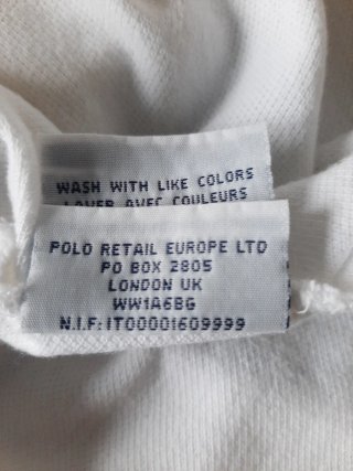 Polo Ralph Lauren Blanco Talla S