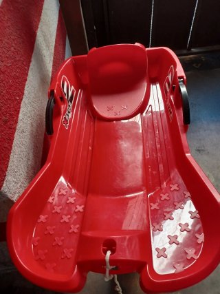 Trineo infantil rojo X-STYLE 2