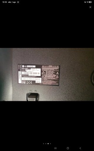 Televisor LG LED Negro. 32 pulgadas