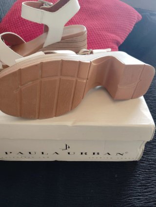 Sandalias Paula Urban Beige/Blanco
