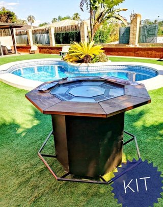 Parrilla Barbacoa Metal NEW horno D-9