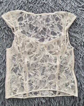 Top bustier de encaje ZARA – Talla 95B
