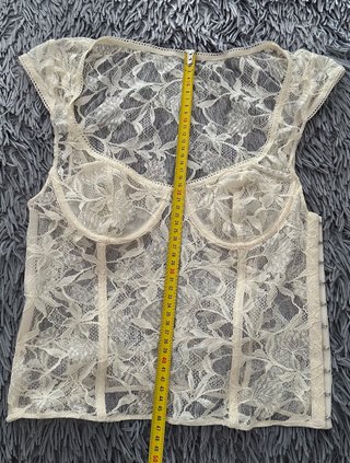 Top bustier de encaje ZARA – Talla 95B