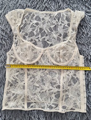 Top bustier de encaje ZARA – Talla 95B