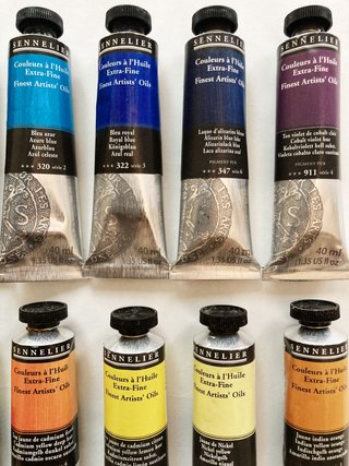 21 colori olio Sennelier Extra-Fine 40ml