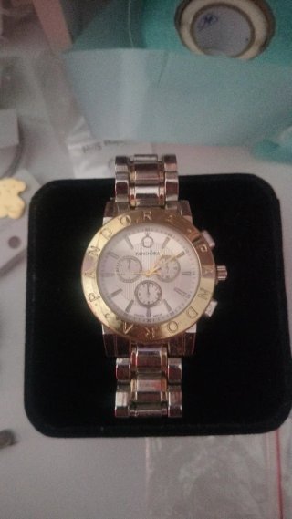 Reloj Pandora Oro y Plata