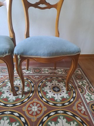 Sillas vintage estilo Gaudí