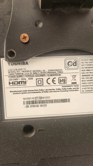 TV Toshiba 32 Android