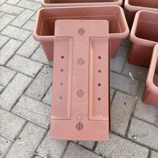 Set 9 Vasi Fioriera Rettangolari Balcone