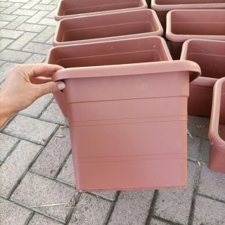 Set 9 Vasi Fioriera Rettangolari Balcone