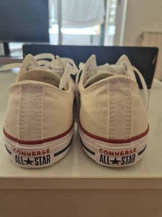 Converse All Star Blancas Talla 41,5 (26,5cm).