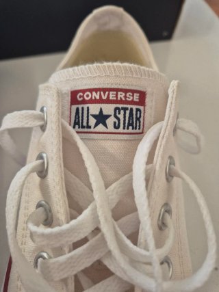 Converse All Star Blancas Talla 41,5 (26,5cm).