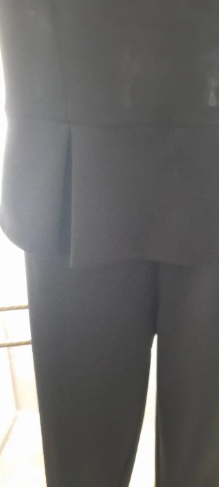 Tuta intera nera con pizzo tg M