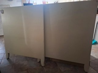 Cabeceros de cama blancos de madera