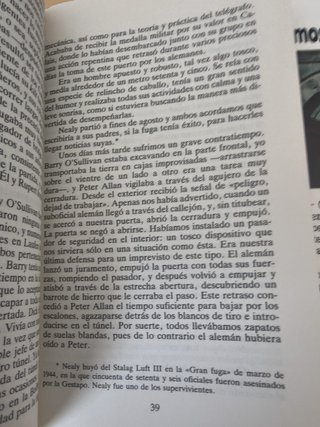 LIBROS " LA FUGA DE COLDITZ".-
