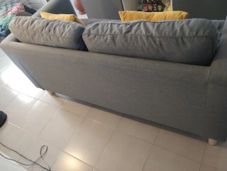 Sofá 2 plazas IKEA PÄRUP Gris