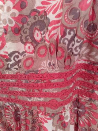 Vestido Midi Floral Talla 18