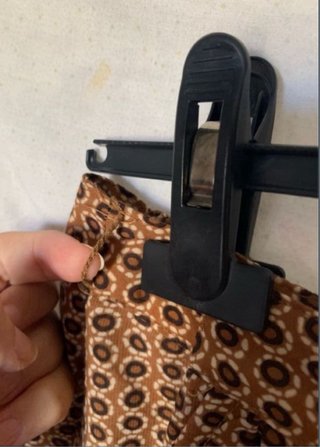 Falda marrón estampada talla S/M