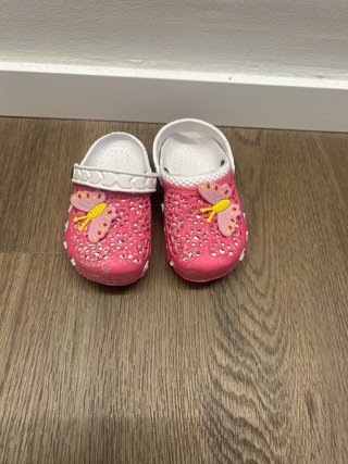 Ciabatte bimba rosa farfalla 21