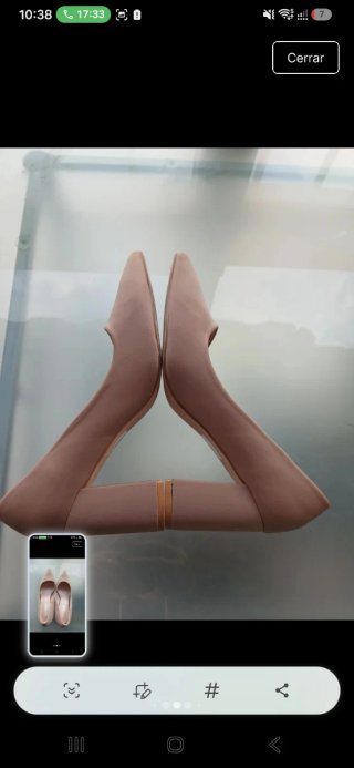 Zapatos de tacón Tulipano beige talla 40