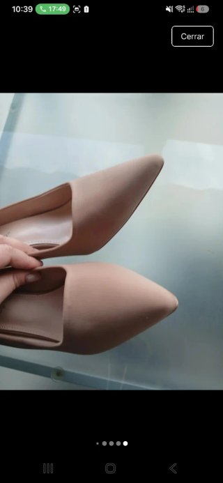 Zapatos de tacón Tulipano beige talla 40