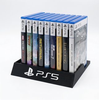 Stand/Supporto Porta Giochi PS5 -Espositore da 10