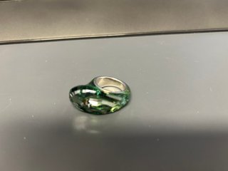 Anello Swarovski Verde Cristallo