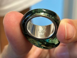 Anello Swarovski Verde Cristallo