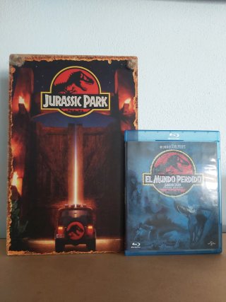 Colección 7 Películas Jurassic Park DVD Blu-ray 4K