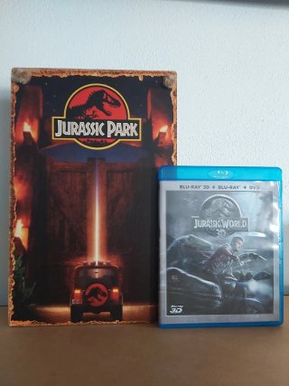 Colección 7 Películas Jurassic Park DVD Blu-ray 4K