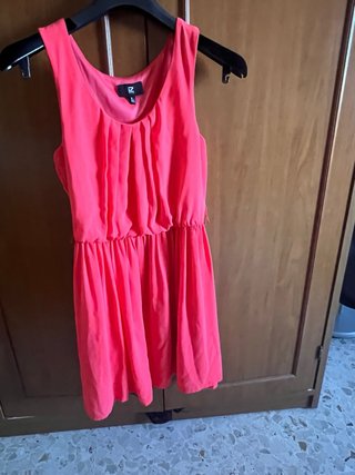 Vestito estivo donna arancione/rosso