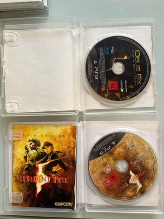 Lote 5 Juegos PS3: Resident Evil, Deus Ex, NFS