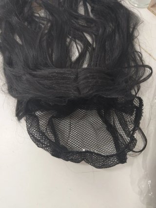 Peluca Bruja Negra