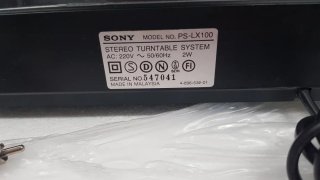 Tocadiscos Sony PS-LX 100 Negro