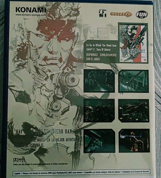 Metal Gear Solid 2 PS2 Konami