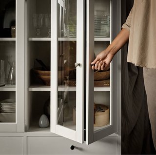 Armario Vitrina Ikea puertas cristal Idanas