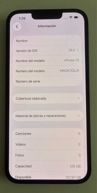 iPhone 13 128 GB Verde + Fundas + Cargador