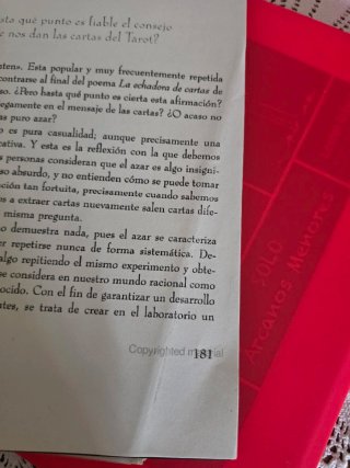 Libro encuadernado tarot