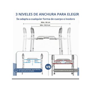 Asiento Elevador Inodoro LOLIDO Ajustable
