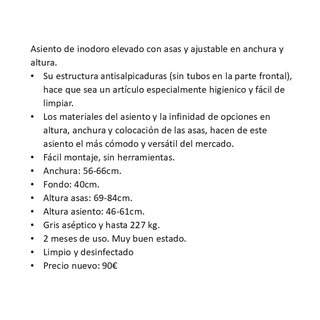Asiento Elevador Inodoro LOLIDO Ajustable